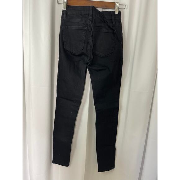 KanCan blue jeans black in color women's size 24 waist or size 0 skinny jeans - Picture 11 of 14